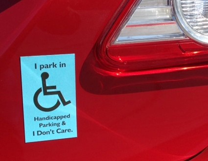 Handicapped Parking Revenge Magnets